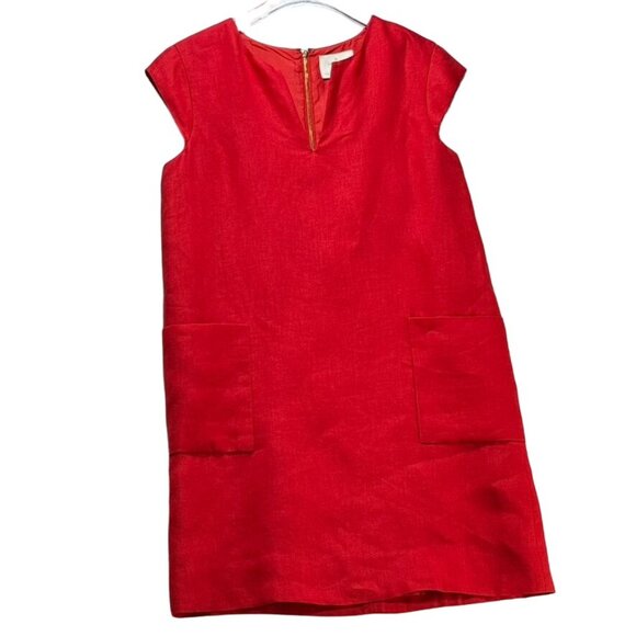 KATE SPADE Women's Polyester Red Mini Short Sleeve Breathable Comfortable Size 4 - Picture 7 of 14